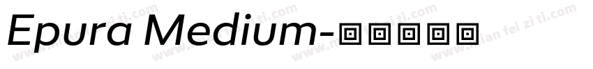 Epura Medium字体转换
